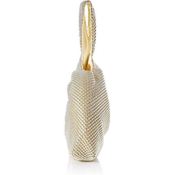 Jessica McClintock Womens Logan Mesh Pouch Evening Bag - Picture 3 of 7